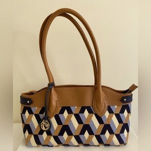Spartina 449 Bateau Blue East West Shoulder Bag / Purse